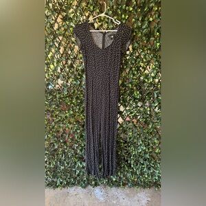 Reformation Black and White Polka Dot Dress